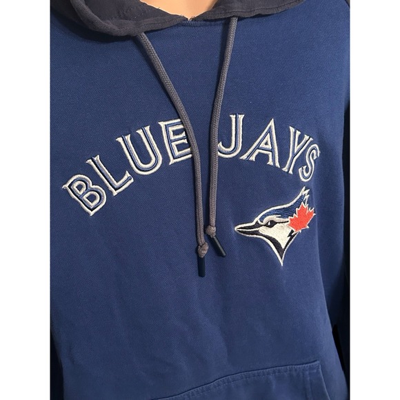 Toronto Blue Jays Men's‎ Medium Majestic Hoodie Pullover Sweatshirt - Picture 2 of 7